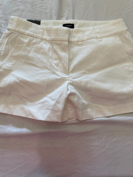 J. Crew Pants - J. Crew White High-Waist Cotton Shorts